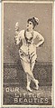 From the Actresses series (N57) promoting Our Little Beauties Cigarettes for Allen & Ginter brand tobacco products, Allen & Ginter  American, Photolithograph