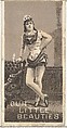 From the Actresses series (N57) promoting Our Little Beauties Cigarettes for Allen & Ginter brand tobacco products, Allen & Ginter  American, Photolithograph