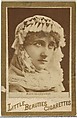 Maud Branscombe, from the Actresses and Celebrities series (N60, Type 1) promoting Little Beauties Cigarettes for Allen & Ginter brand tobacco products, Allen & Ginter  American, Albumen photograph