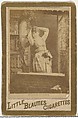 Margaret Cohn, from the Actresses and Celebrities series (N60, Type 1) promoting Little Beauties Cigarettes for Allen & Ginter brand tobacco products, Allen & Ginter American, Albumen photograph