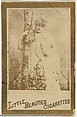 From the Actresses and Celebrities series (N60, Type 1) promoting Little Beauties Cigarettes for Allen & Ginter brand tobacco products, Allen & Ginter American, Albumen photograph