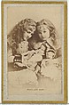 Pixie and Dido, from the Actresses and Celebrities series (N60, Type 2) promoting Little Beauties Cigarettes for Allen & Ginter brand tobacco products, Allen & Ginter  American, Albumen photograph