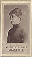 Mdme. Reserve, from the Actresses series (N67) promoting Virginia Brights Cigarettes for Allen & Ginter brand tobacco products, Allen & Ginter American, Photolithograph