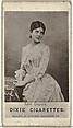 Adel Depois, from the Actresses series (N67) promoting Dixie Cigarettes for Allen & Ginter brand tobacco products, Allen & Ginter American, Photolithograph