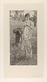 Spring, Sir Lawrence Alma-Tadema  British, born The Netherlands, Engraving on chine collé; proof