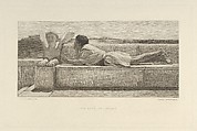 The Silent Councillor, from "The Portfolio", Sir Lawrence Alma-Tadema  British, born The Netherlands, Etching