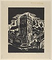 Italian Quarters, Chicago, Todros Geller (American, Vinnitza, Ukraine, Russia 1889–1949), Woodcut