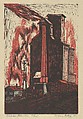 Grain Elevator, Todros Geller  American, Color woodcut
