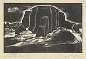 Taos Ranchos, Todros Geller  American, Woodcut