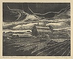 Rural Wisconsin, Todros Geller  American, Woodcut