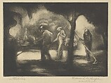 Rittenhouse, Edward Gillespie (American, 20th century), Carborundum etching