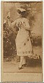 Victoria Schilling, from the Actors and Actresses series (N145-6) issued by Duke Sons & Co. to promote Duke Cigarettes, W. Duke, Sons & Co.  American, Albumen photograph