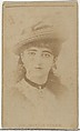 Card Number 250, Hattie Starr, from the Actors and Actresses series (N145-7) issued by Duke Sons & Co. to promote Duke Cigarettes, W. Duke, Sons & Co.  American, Albumen photograph