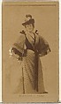Blanche C. Ford, from the Actors and Actresses series (N145-8) issued by Duke Sons & Co. to promote Duke Cigarettes, W. Duke, Sons & Co. American, Albumen photograph