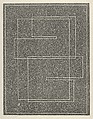 Inscribed, Josef Albers American, born Germany, Cork relief