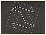 Transformation D, Josef Albers  American, born Germany, Intaglio on formica printed relief