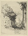 Lago di Orla, vue du Sacro Monte, Maurice Victor Achener French, Etching and drypoint