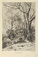 En Hiver, Tancrède Abraham  French, Etching