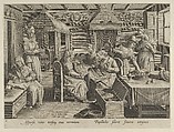 The Incubation of the Silkworm Eggs, Plate 3 from "The Introduction of the Silkworm" [Vermis Sericus], Karel van Mallery  Netherlandish, Engraving