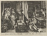 New Inventions of Modern Times [Nova Reperta], The Discovery of Guaicum as a Cure for Veneral Infection, plate 6, Jan Collaert I  Netherlandish, Engraving