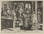 New Inventions of Modern Times [Nova Reperta], The Invention of the Clockwork, plate 5, Jan Collaert I  Netherlandish, Engraving