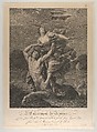 Dejanira being abducted by the centaur Nessos, a man with bow and arrow at right, after Reni, Engraved by Charles Clément Bervic (French, Paris 1756–1822 Paris), Engraving