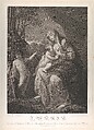 The Virgin suckling the infant Christ, the young Saint John the Baptist standing at left, after Reni, Mauro Gandolfi (Italian, Bologna 1764–1834 Bologna), Engraving