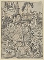 St. George, from the series The Apostles, Master ES German, Engraving