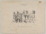 Carnival de 1830 (from La Caricature), Victor Adam  French, Lithograph