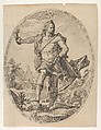 Samson, from "Heroes and Heroines of the Old Testament", Nicolaes Braeu  Netherlandish, Engraving