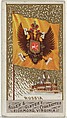 Russia, from Flags of All Nations, Series 1 (N9) for Allen & Ginter Cigarettes Brands, Allen & Ginter American, Commercial color lithograph