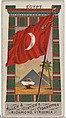 Egypt, from Flags of All Nations, Series 1 (N9) for Allen & Ginter Cigarettes Brands, Allen & Ginter American, Commercial color lithograph