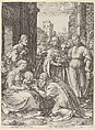 Adoration of the Magi, Hendrick Goltzius  Netherlandish, Engraving