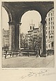 Archway, Elias Mandel Grossman  American, Etching