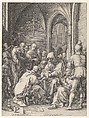 The Circumcision, Hendrick Goltzius (Netherlandish, Mühlbracht 1558–1617 Haarlem), Engraving; third state
