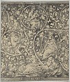 Ornamental Engraving with the Tree of Jesse, Israhel van Meckenem German, Engraving