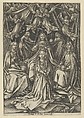 The Coronation of the Virgin, from The Life of the Virgin, Israhel van Meckenem German, Engraving