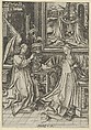 The Annunciation, from "The Life of the Virgin", Israhel van Meckenem German, Engraving