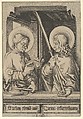 Saints Matthias and Judas Thaddaeus, from "The Apostles", Israhel van Meckenem German, Engraving