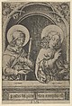 St. James the Greater and St. John, from The Apostles, Israhel van Meckenem German, Engraving
