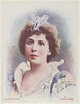 Viola Allen in The Palace of the King, from the Actresses series (T1), distributed by the American Tobacco Co. to promote Turkish Trophies Cigarettes, Frederick Moladore Spiegle American, Commercial color lithograph