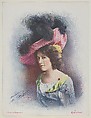 Ida Conquess in Richard Carvel, from the Actresses series (T1), distributed by the American Tobacco Co. to promote Turkish Trophies Cigarettes, Frederick Moladore Spiegle American, Commercial color lithograph