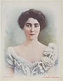 Margaret Dall in The Importance of Being Earnest, from the Actresses series (T1), distributed by the American Tobacco Co. to promote Turkish Trophies Cigarettes, Frederick Moladore Spiegle American, Commercial color lithograph