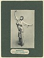 Plate 4, from Little Egypt Actresses series (T2), issued by Monopole Tobacco Works to promote Khedive Egyptian Cigarettes, Monopole Tobacco Works, Photolithograph