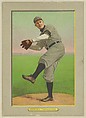 Orval Overall, Pitcher, Chicago Cubs (National League), from Turkey Red Cabinets (T3), American Tobacco Company, Chromolithograph with hand-coloring