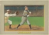 Frank Chance, First Baseman, Chicago Cubs (National League), from Turkey Red Cabinets (T3), American Tobacco Company, Chromolithograph with hand-coloring