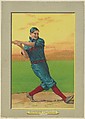 Bob Bescher, Outfielder, Cincinnati Reds (National League), from Turkey Red Cabinets (T3), American Tobacco Company, Chromolithograph with hand-coloring