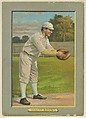 George Frederick "Peaches" Graham, Catcher, Boston Rustlers (National League), from Turkey Red Cabinets (T3), American Tobacco Company, Chromolithograph with hand-coloring