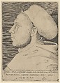 Luther as an Augustinian Friar, with Cap, Lucas Cranach the Elder (German, Kronach 1472–1553 Weimar), Engraving; second state of two (Hollstein)