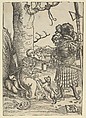 David and Abigail, Lucas Cranach the Elder  German, Woodcut